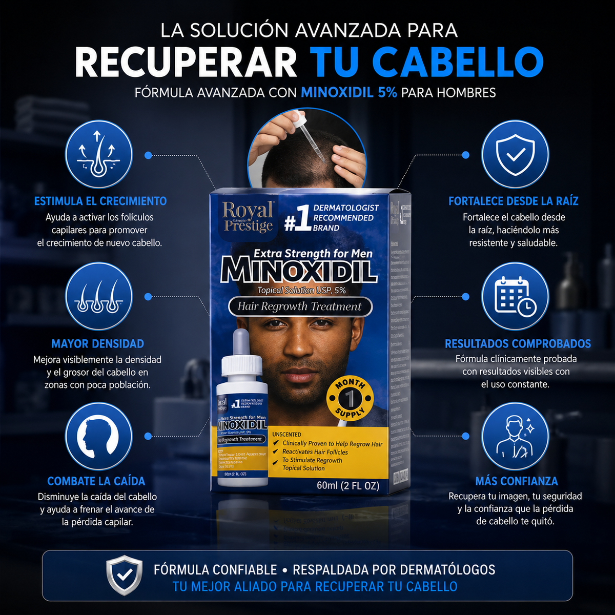 RENACE™ Fuerza & Densidad Capilar MINOXIDIL 5%