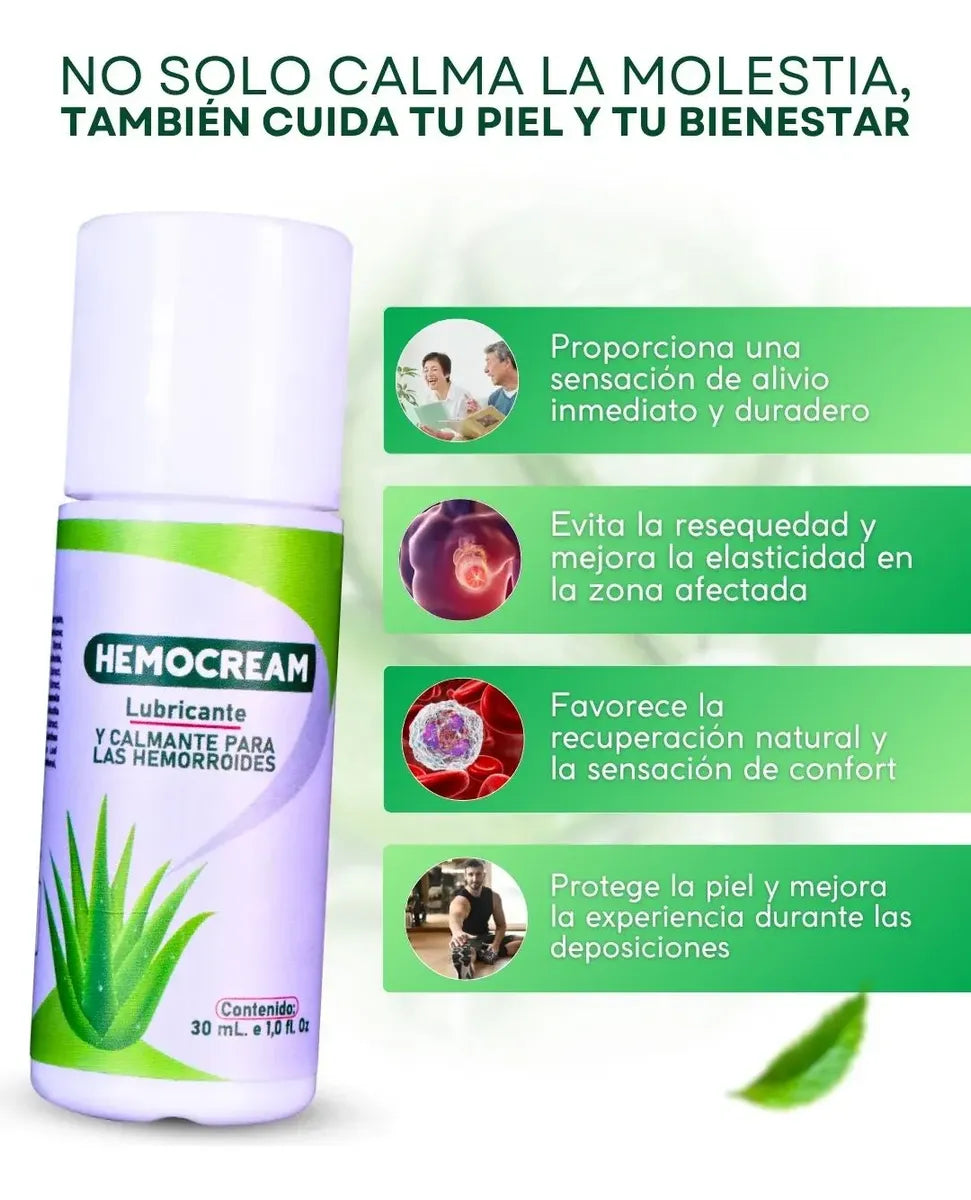 Hemocream | Cuidado Botánico Avanzado para las Hemorroides.