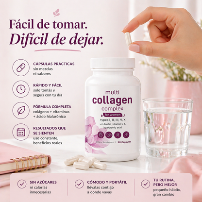 Colágeno Belleza Viva™ 5 Tipos – 90 cápsulas