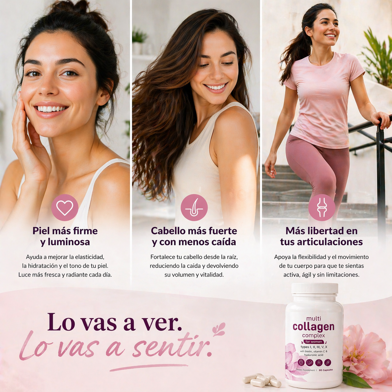 Colágeno Belleza Viva™ 5 Tipos – 90 cápsulas