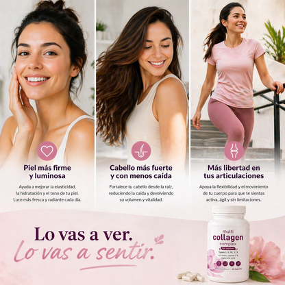 Colágeno Belleza Viva™ 5 Tipos – 90 cápsulas