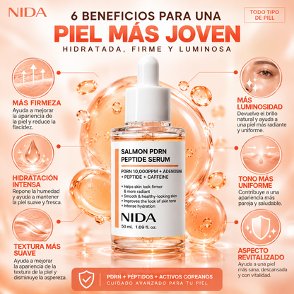 SERUM DERMA GLOW PDRN™ Hidratación, firmeza y luminosidad para una piel que se nota.
