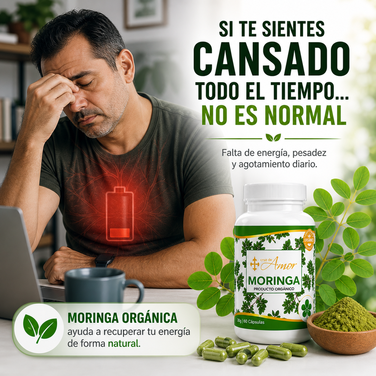 Moringa Equilibrio™ Orgánica / 60 Capsulas