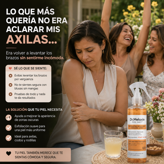 DR. MELAXIN PEEL SHOT™ - SPRAY COREANO EXFOLIANTE CORPORAL