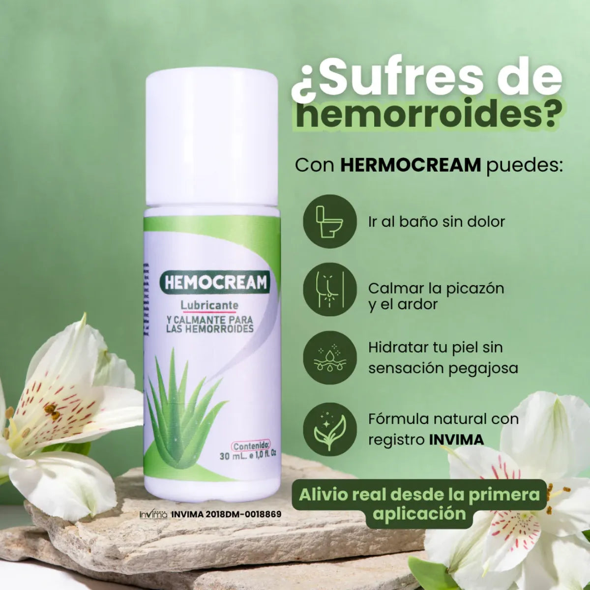 Hemocream | Cuidado Botánico Avanzado para las Hemorroides.