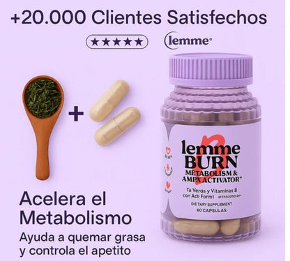 Lemme Burn® – Suplemento para acelerar el metabolismo y quema de grasa abdominal